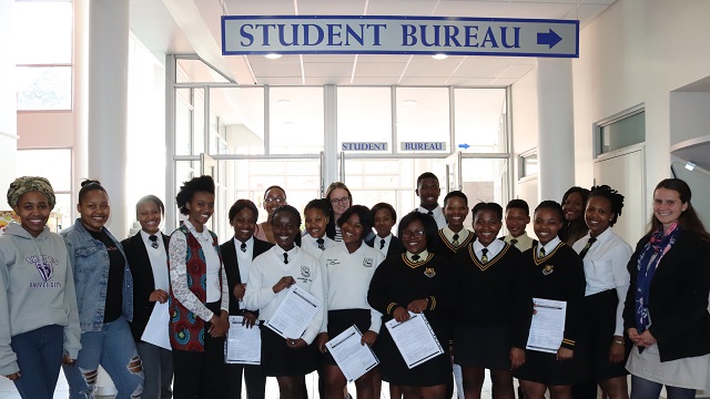 Nombulelo Secondary School and Mary Waters High School mentees.